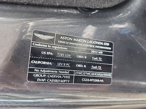 Used 2012 Aston Martin V8 Vantage S RWD image 62