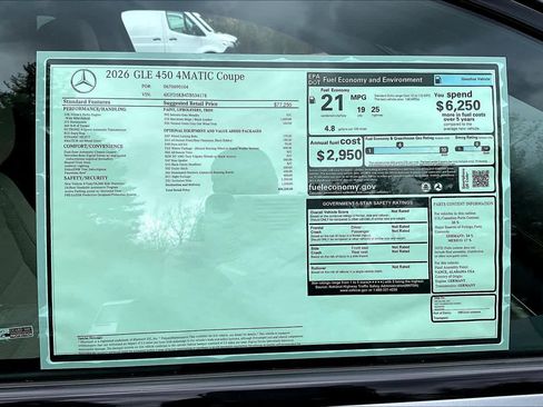 New 2026 Mercedes-Benz GLE 450 4MATIC Coupe image 17