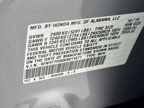 Used 2019 Honda Passport EX-L image 26