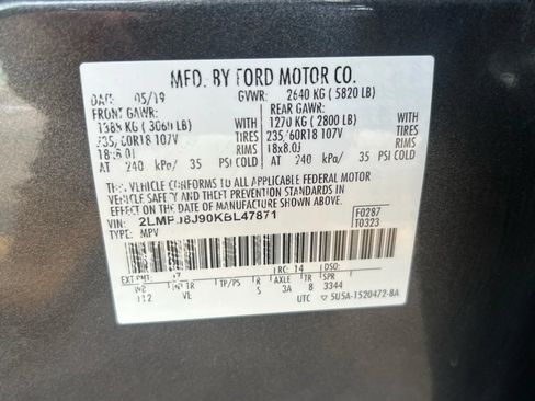 Used 2019 Lincoln Nautilus Premier AWD/4WD image 33