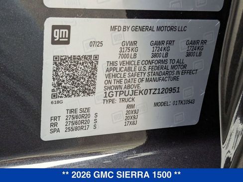 New 2026 GMC Sierra 1500 Elevation image 36