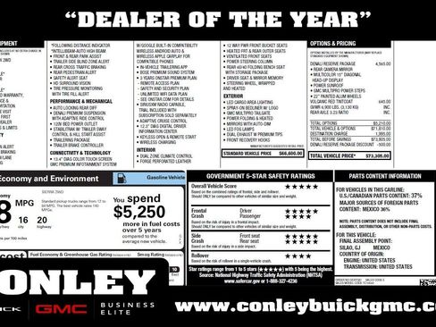Used 2024 GMC Sierra 1500 Denali w/ Denali Reserve Package RWD image 1