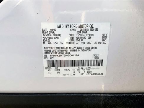 Used 2017 Ford Explorer Platinum AWD/4WD image 37