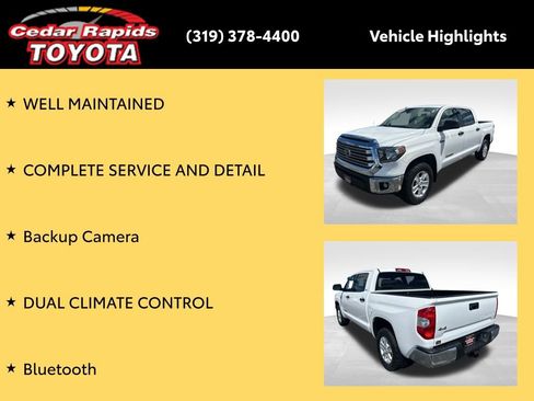 Certified 2018 Toyota Tundra SR5 w/ SR5 Upgrade Package AWD/4WD image 8