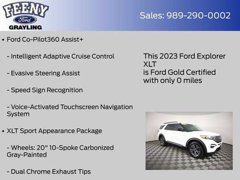 Used 2023 Ford Explorer XLT w/ XLT Sport Appearance Package AWD/4WD image 14