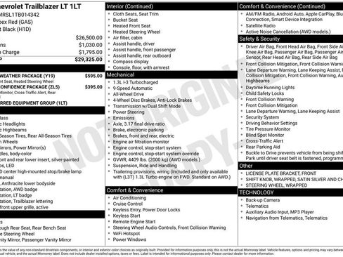 New 2026 Chevrolet TrailBlazer LT w/ LT Cold Weather Package image 32