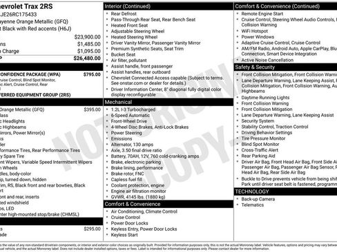 Used 2024 Chevrolet Trax RS w/ Driver Confidence Package image 9