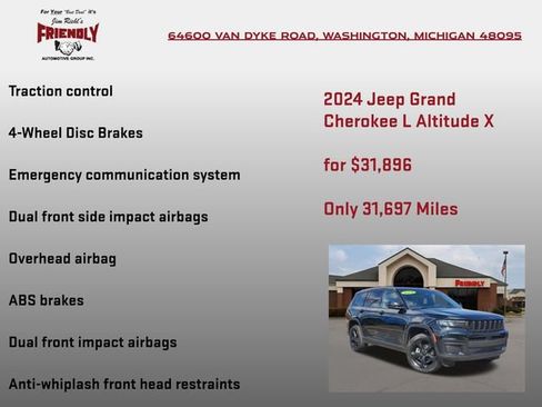 Used 2024 Jeep Grand Cherokee L Altitude AWD/4WD image 25