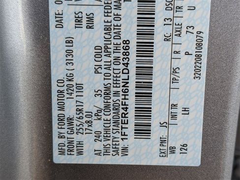 Used 2022 Ford Ranger XLT w/ Equipment Group 302A High image 28