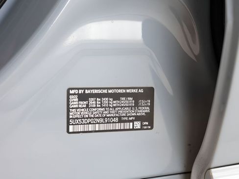 Used 2022 BMW X3 xDrive30i w/ M Sport Package 2 AWD/4WD image 91
