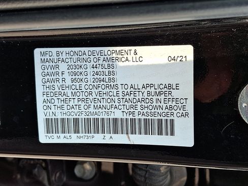 Used 2021 Honda Accord Sport image 27