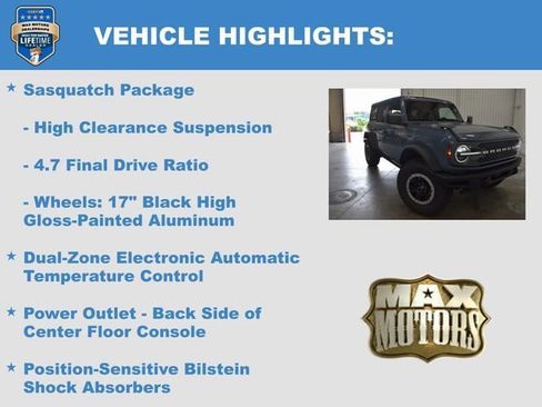 New 2024 Ford Bronco Badlands w/ Sasquatch Package image 16