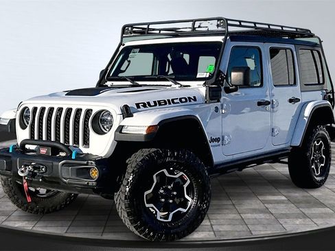 Used 2021 Jeep Wrangler Unlimited Rubicon 4xe w/ Steel Bumper Group image 13