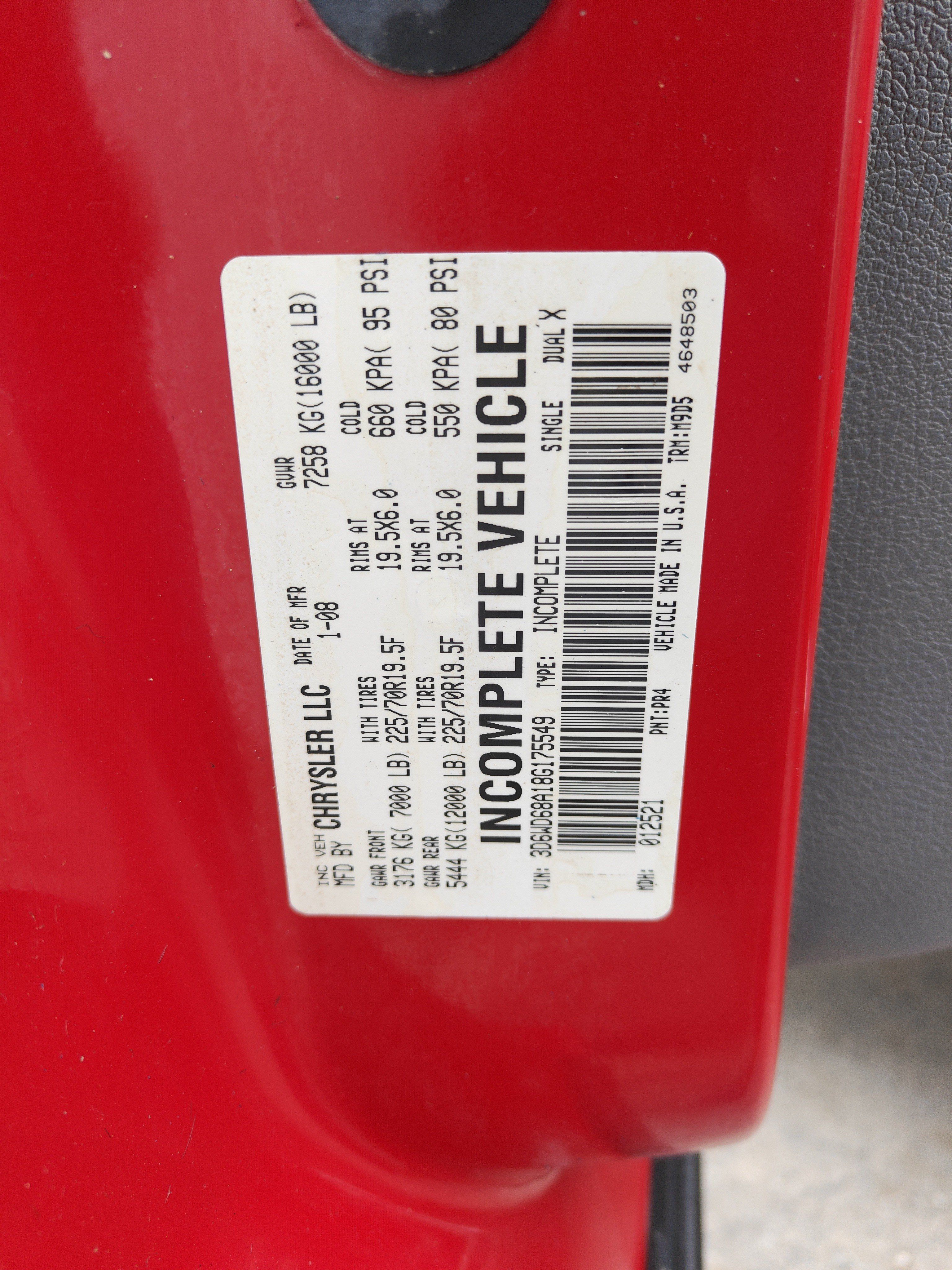 Used 2008 Dodge Ram 4500 Truck 4x4 Quad Cab w/ 2GG SLT Cpos Pkg image 25