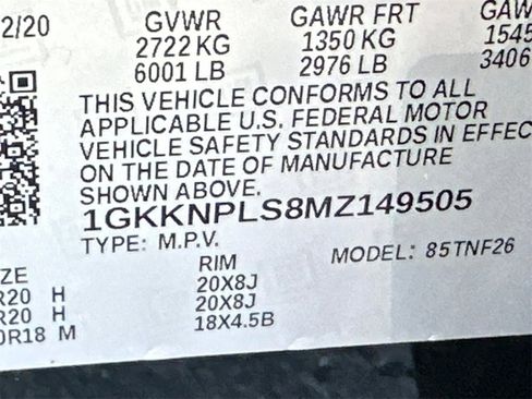 Used 2021 GMC Acadia Denali w/ LPO, Floor Liner Package image 34