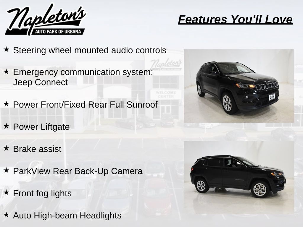 Used 2025 Jeep Compass Latitude w/ Sun & Sound Group AWD/4WD image 15
