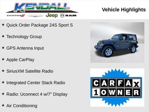 Certified 2020 Jeep Wrangler Sport image 3