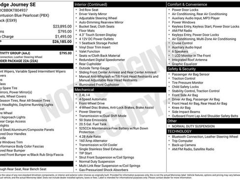 Used 2019 Dodge Journey SE w/ Connectivity Group image 15