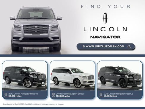 Used 2019 Lincoln Navigator Black Label w/ Cargo Package AWD/4WD image 18