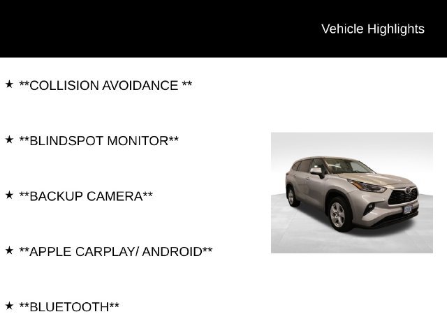 Used 2023 Toyota Highlander LE AWD/4WD image 2