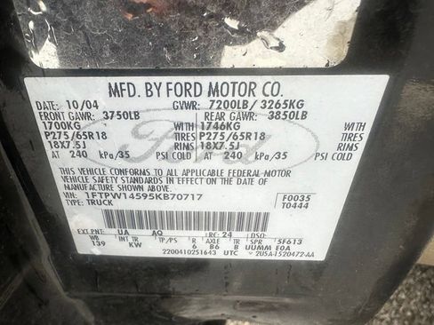 Used 2005 Ford F150 XLT AWD/4WD image 6