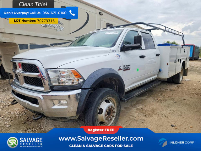 Used 2018 RAM 5500 Tradesman w/ Max Tow Package RWD image 1