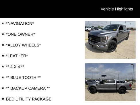 Used 2023 Ford F150 Lariat w/ Equipment Group 502A High AWD/4WD image 4