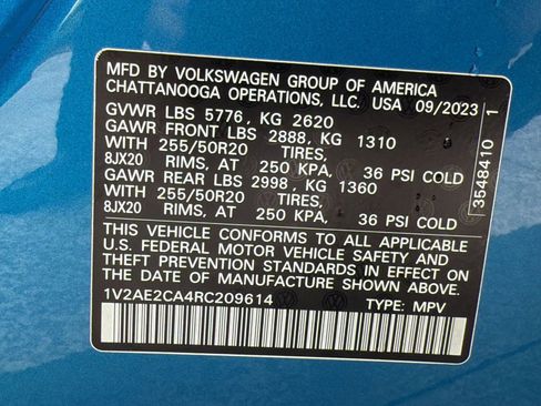 Used 2024 Volkswagen Atlas Cross Sport SEL R-Line AWD/4WD image 20