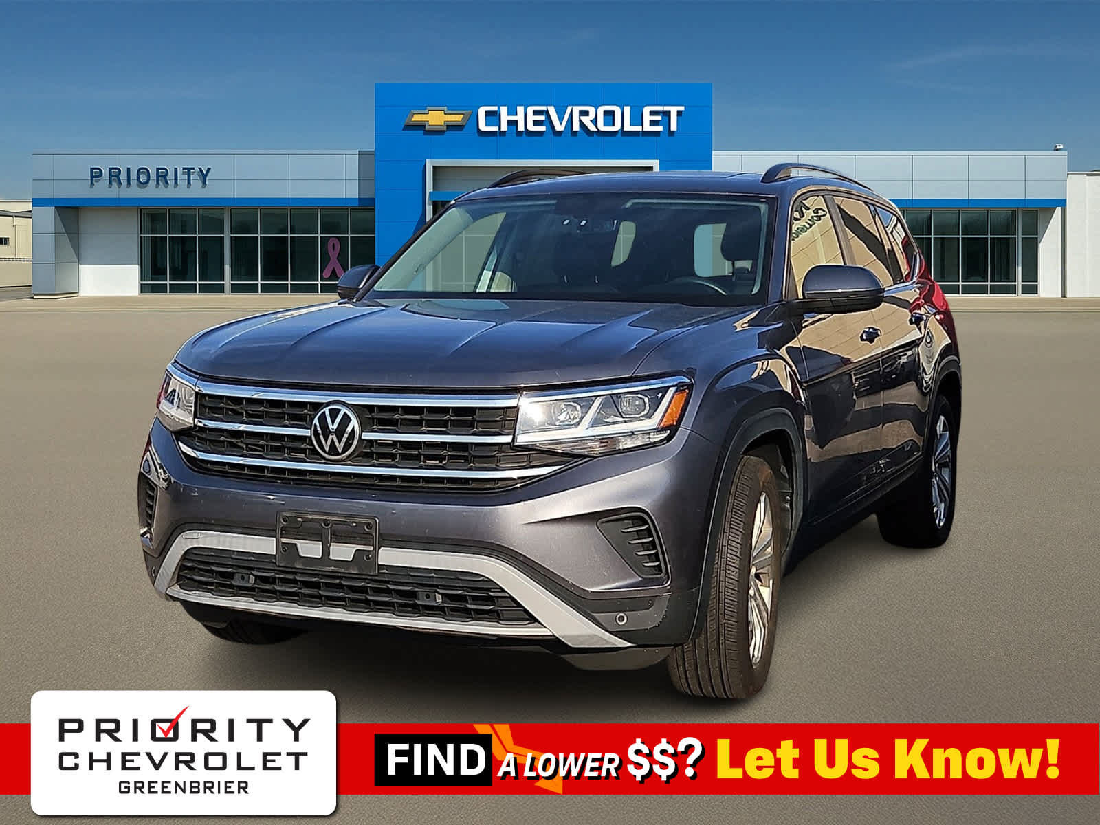 Used 2021 Volkswagen Atlas SE AWD/4WD image 1