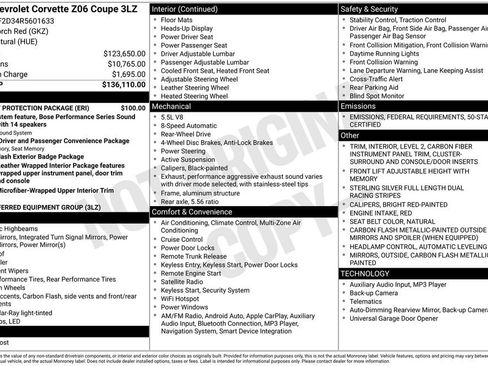 Used 2024 Chevrolet Corvette Z06 w/ Battery Protection Package image 48