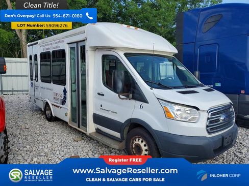 Used 2016 Ford Transit 350 156 DRW w/ Shuttle Bus Prep Package RWD image 1