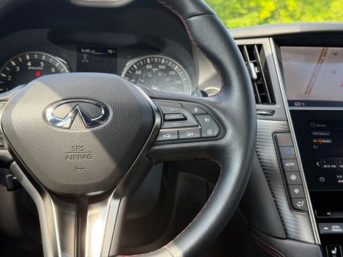 Used 2024 INFINITI Q50 Red Sport 400 w/ Black Opal Edition RWD image 19