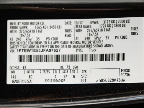 Used 2018 Ford F150 Lariat image 71