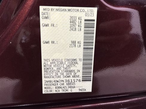 Used 2023 Nissan Altima 2.5 SV image 33