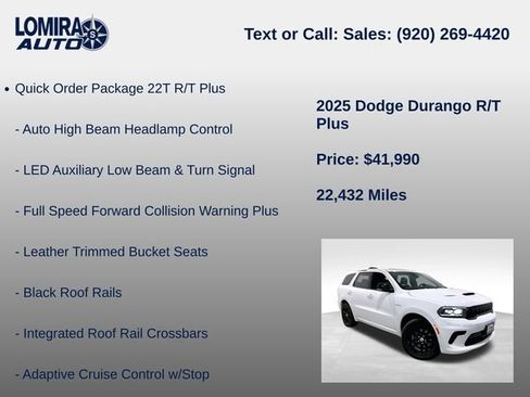 Used 2025 Dodge Durango R/T AWD/4WD image 21
