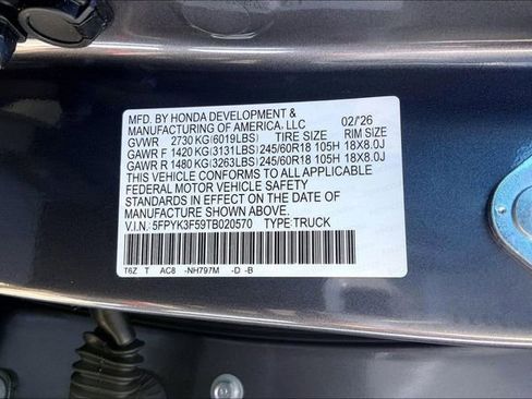 New 2026 Honda Ridgeline RTL image 14