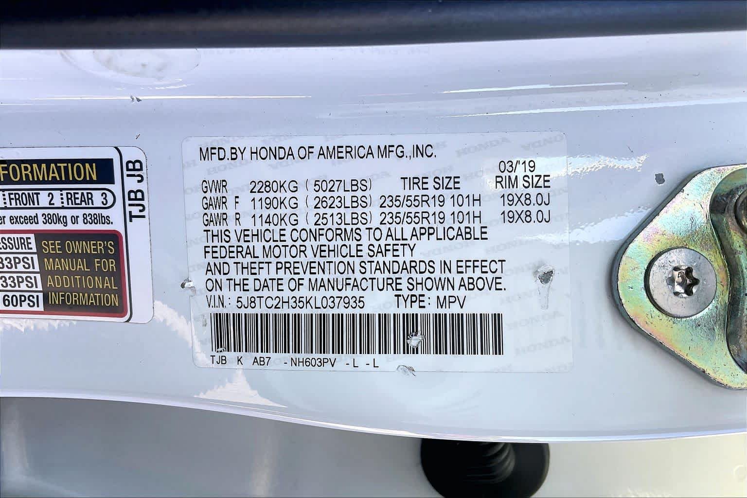 Used 2019 Acura RDX AWD image 33