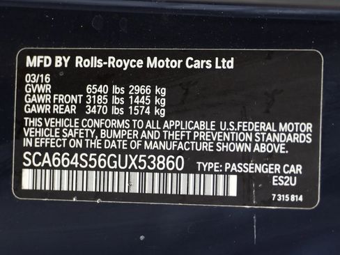 Used 2016 Rolls-Royce Ghost image 96