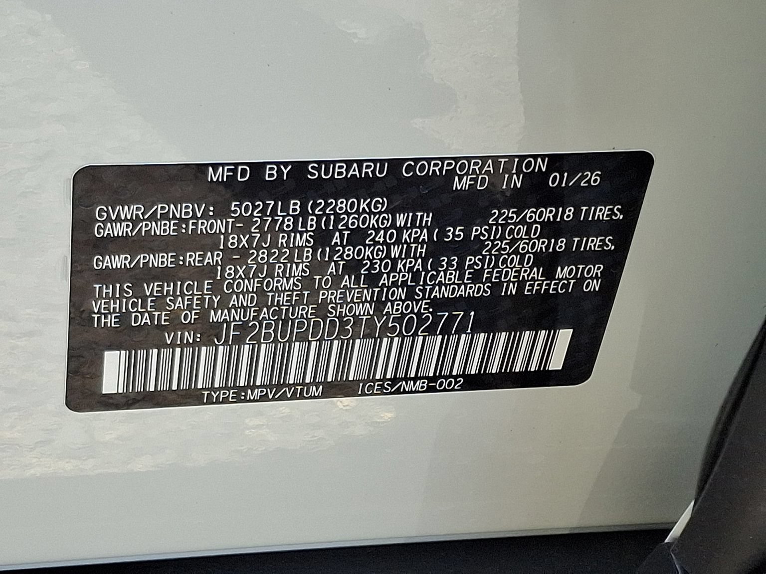 New 2026 Subaru Outback Limited AWD/4WD image 12