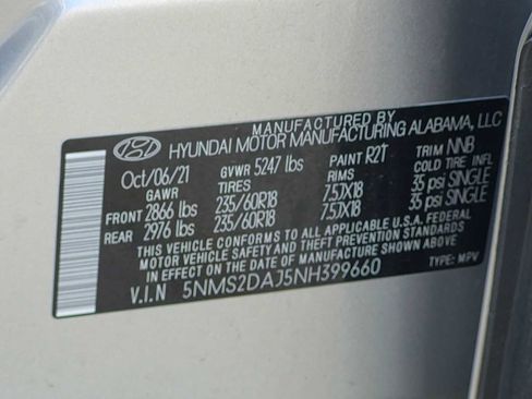 Used 2022 Hyundai Santa Fe SEL AWD/4WD image 29