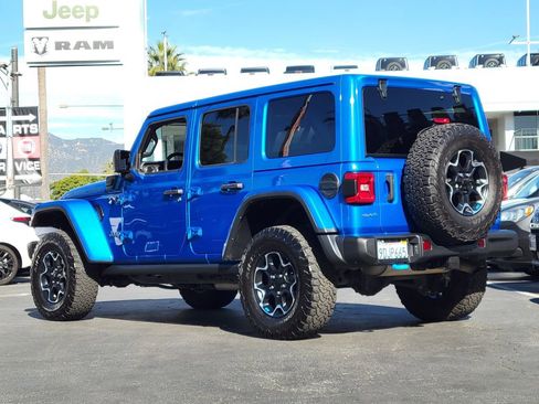 Used 2022 Jeep Wrangler Unlimited Rubicon 4xe w/ Steel Bumper Group AWD/4WD image 2