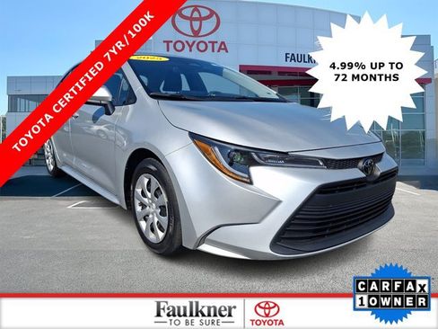 Certified 2025 Toyota Corolla LE FWD image 1