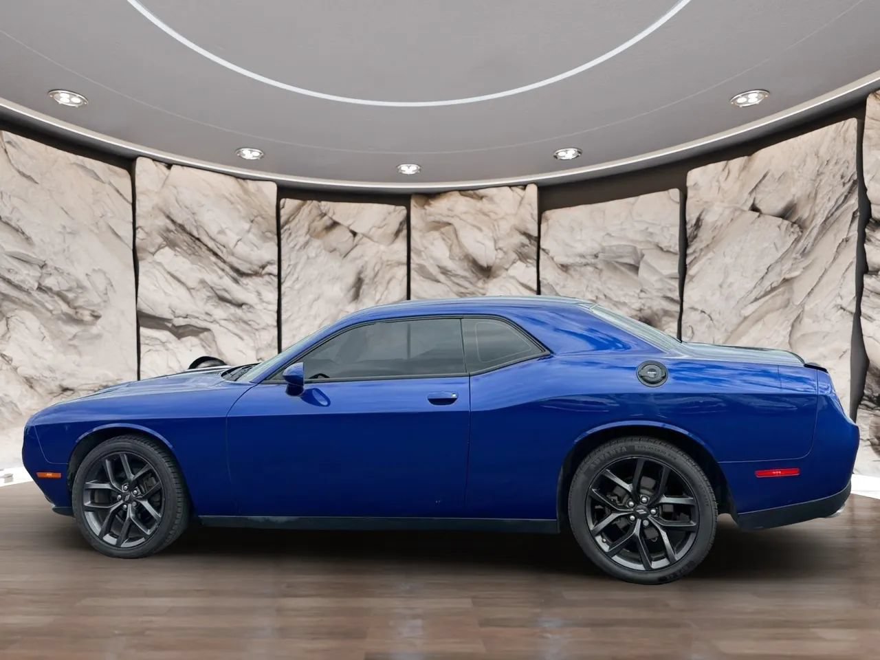 Used 2022 Dodge Challenger SXT w/ Blacktop Package RWD image 3