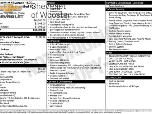 Used 2024 Chevrolet Silverado 1500 Custom w/ Turbomax Blackout Package image 15