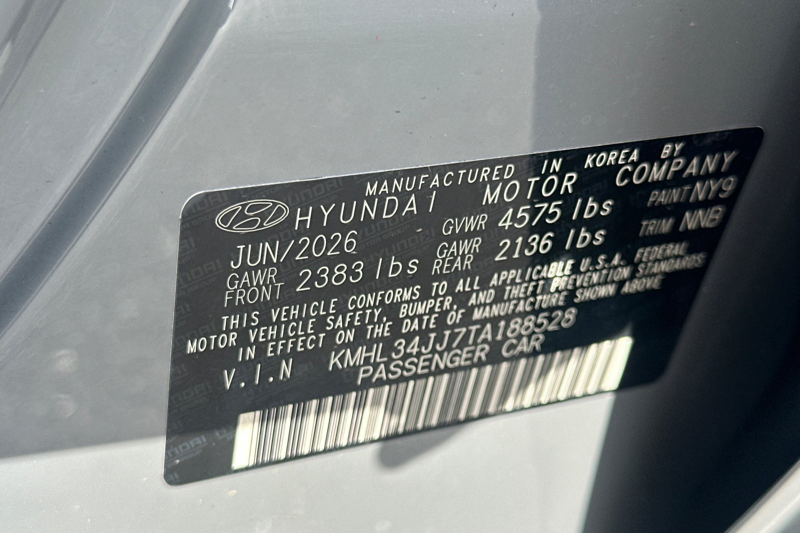New 2026 Hyundai Sonata SEL FWD image 27