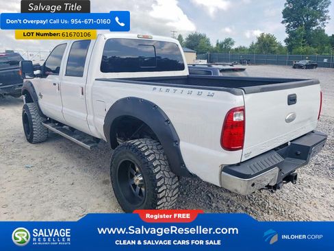 Used 2014 Ford F250 Platinum w/ FX4 Off-Road Package AWD/4WD image 3