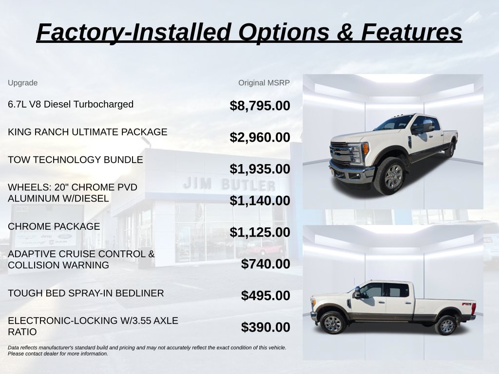 Used 2017 Ford F350 King Ranch w/ King Ranch Ultimate Package AWD/4WD image 2