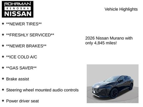 Certified 2026 Nissan Murano SV AWD/4WD image 7