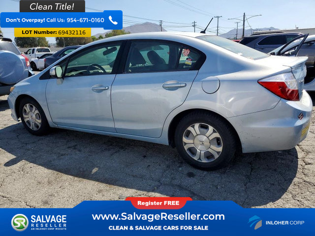 Used 2012 Honda Civic Hybrid Sedan image 3
