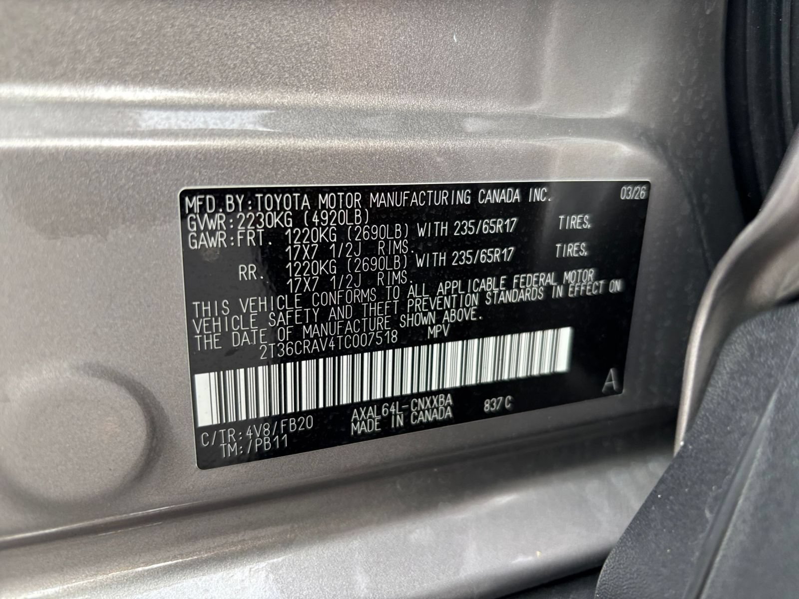 Used 2026 Toyota RAV4 LE AWD/4WD image 27